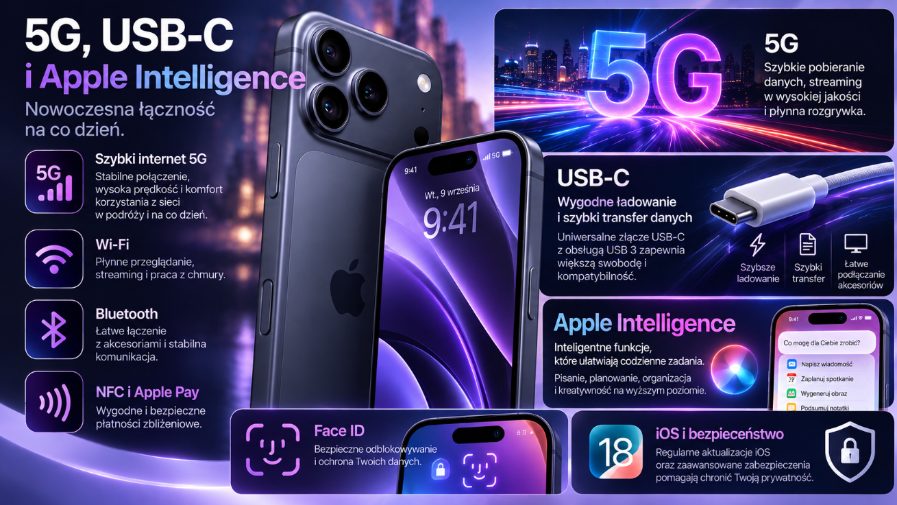 Apple iPhone 17 Pro 512 GB – 5G, USB-C i Apple Intelligence